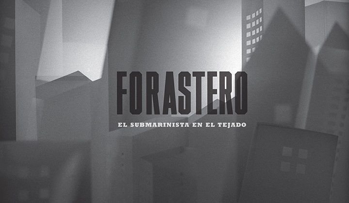 Portada disco Forastero - "El submarinista en el tejado" (Lovemonk, 2016)